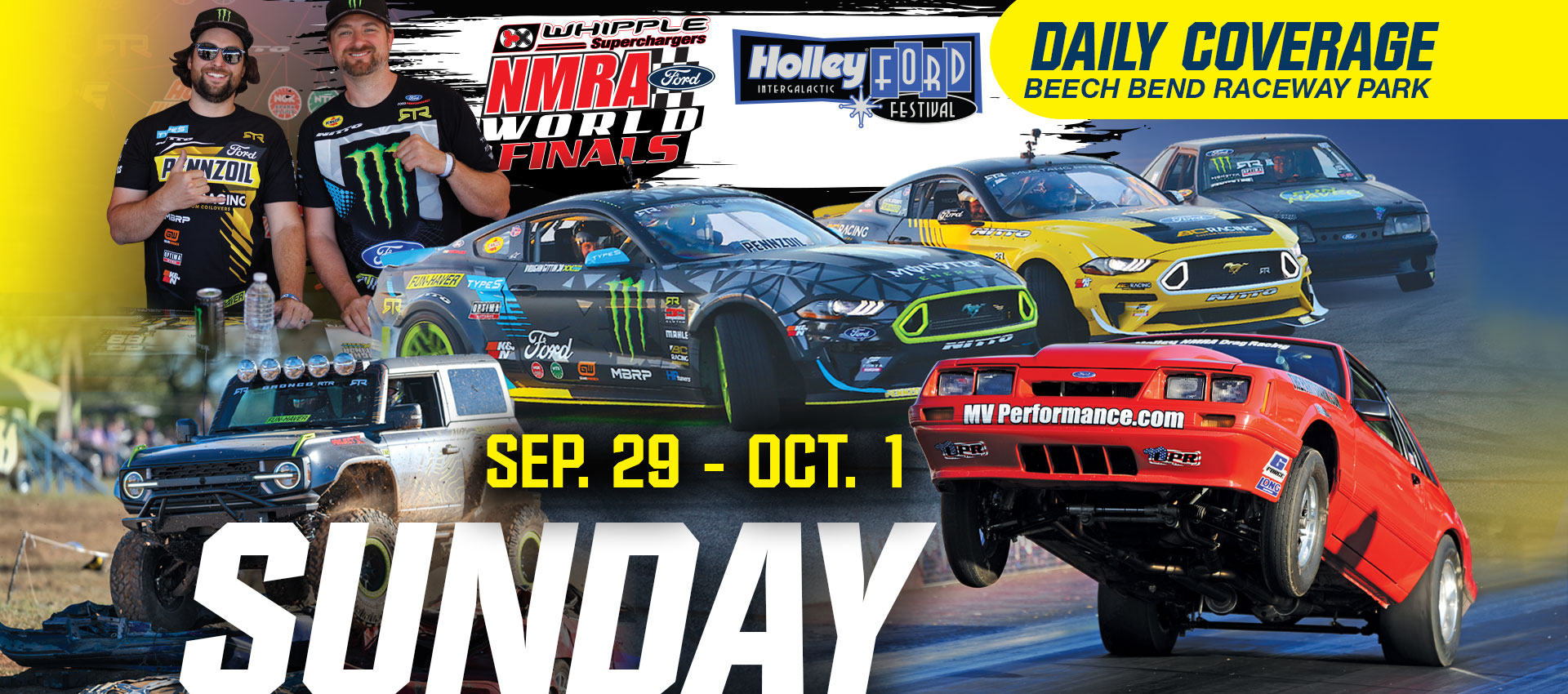 Sunday Coverage: NMRA World Finals + Holley Intergalactic Ford Festival